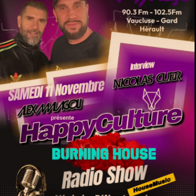 Happyculture Novembre 2023 : Nicolas Cuer, les meilleurs titres House et le Burning House